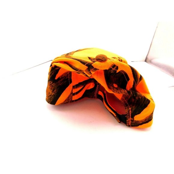 Youngs Greenhouse Sturgeon Lake Hat Cap Strapback Orange Brown Minnesota - Picture 5 of 9